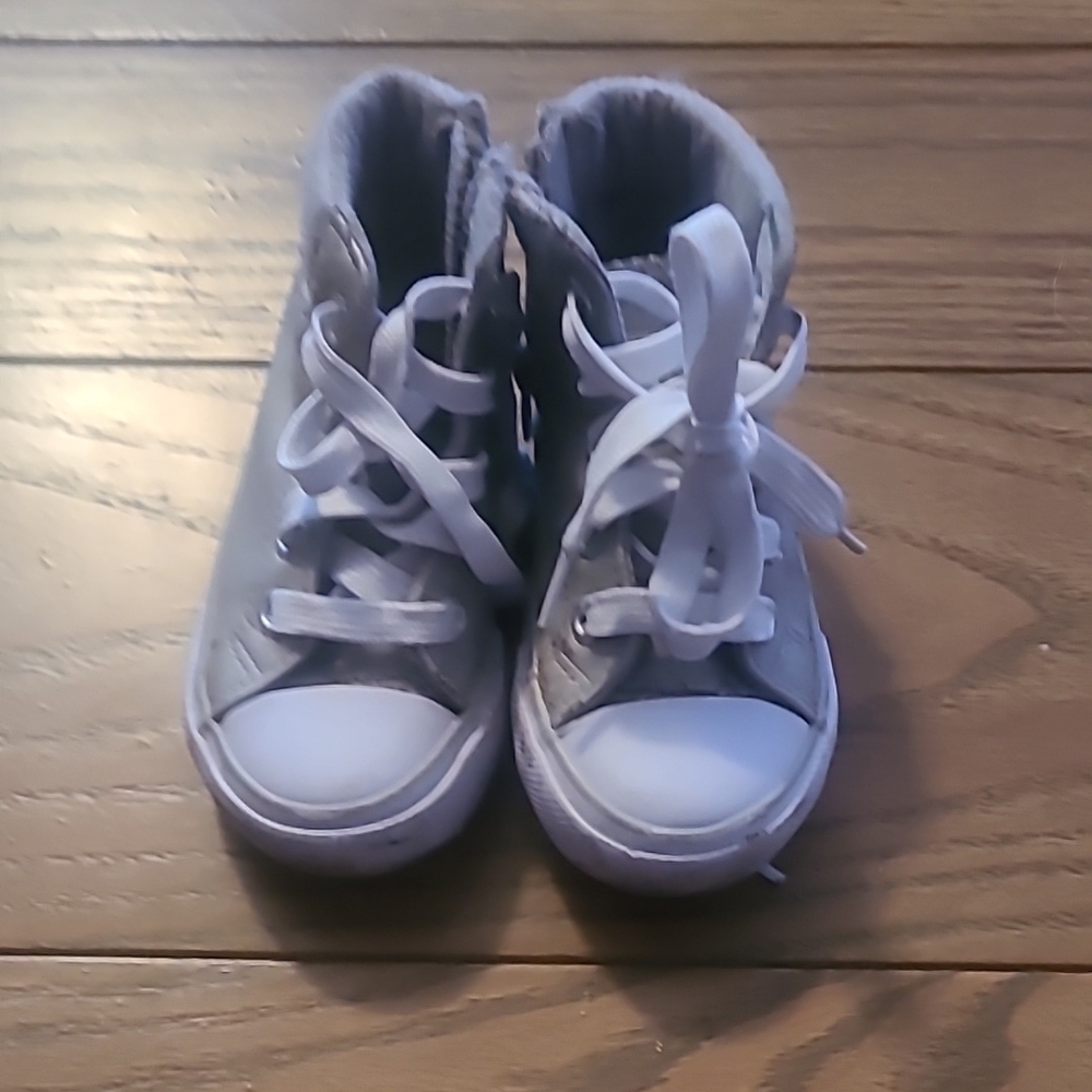 Like Converse Gray High-Top Sneakers